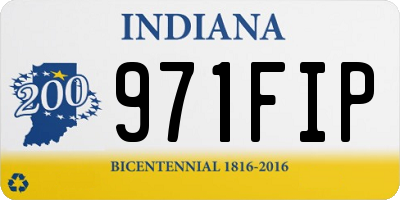 IN license plate 971FIP
