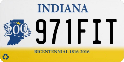 IN license plate 971FIT