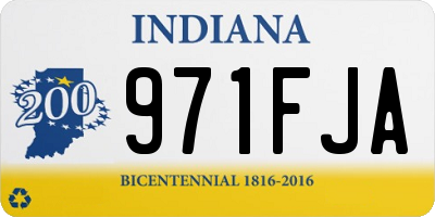 IN license plate 971FJA