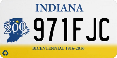 IN license plate 971FJC