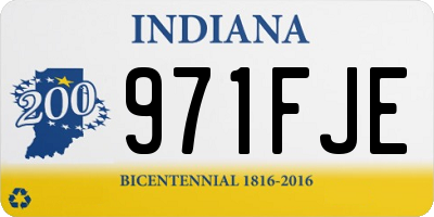 IN license plate 971FJE