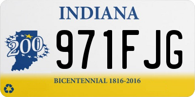 IN license plate 971FJG