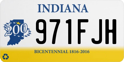 IN license plate 971FJH