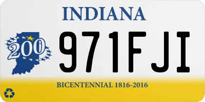 IN license plate 971FJI
