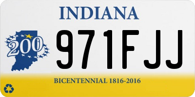 IN license plate 971FJJ