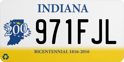 IN license plate 971FJL
