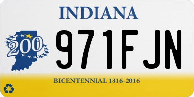 IN license plate 971FJN