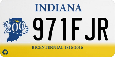 IN license plate 971FJR