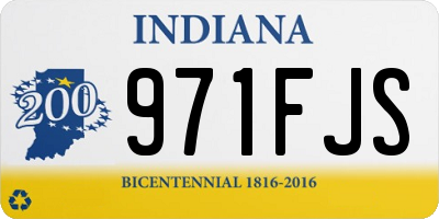 IN license plate 971FJS
