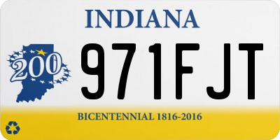 IN license plate 971FJT