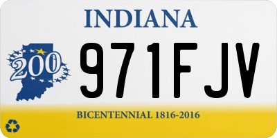 IN license plate 971FJV