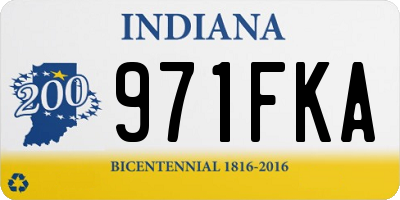 IN license plate 971FKA