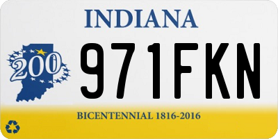 IN license plate 971FKN