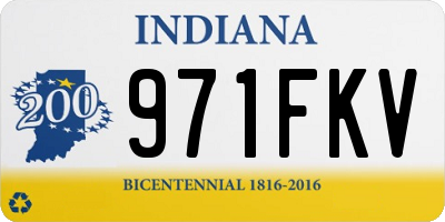 IN license plate 971FKV
