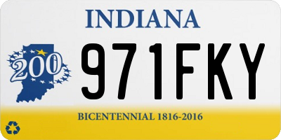 IN license plate 971FKY