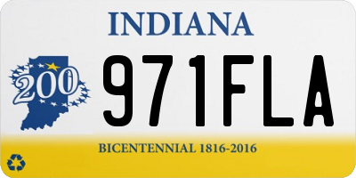 IN license plate 971FLA