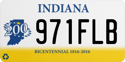 IN license plate 971FLB