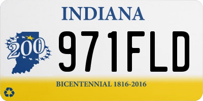 IN license plate 971FLD