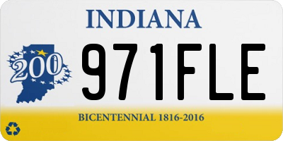 IN license plate 971FLE