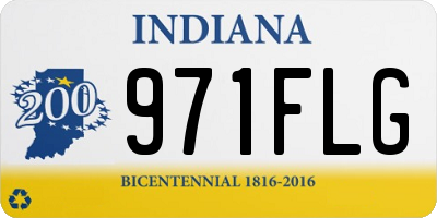 IN license plate 971FLG