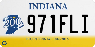 IN license plate 971FLI