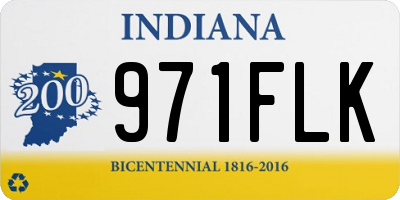 IN license plate 971FLK
