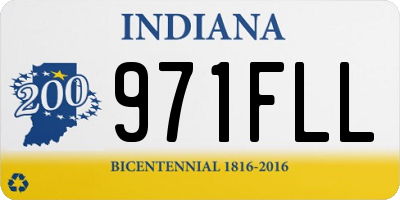 IN license plate 971FLL