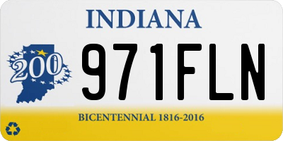 IN license plate 971FLN