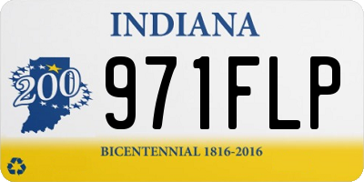 IN license plate 971FLP