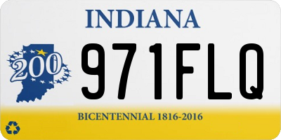 IN license plate 971FLQ