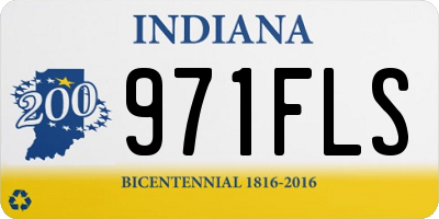 IN license plate 971FLS