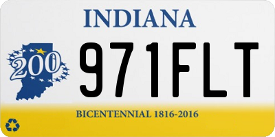 IN license plate 971FLT