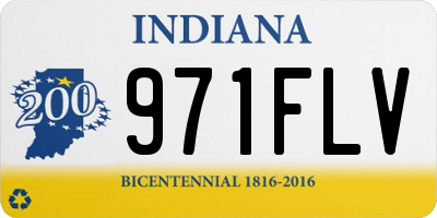 IN license plate 971FLV