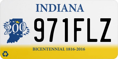 IN license plate 971FLZ