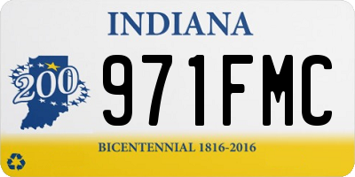 IN license plate 971FMC