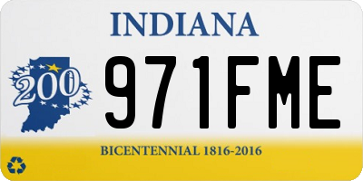 IN license plate 971FME