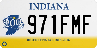 IN license plate 971FMF
