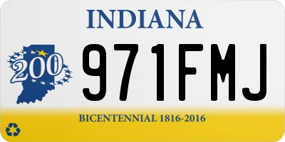 IN license plate 971FMJ