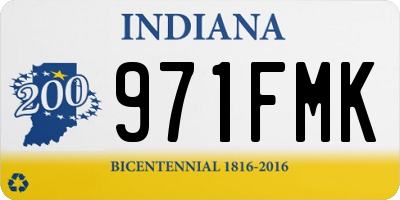 IN license plate 971FMK
