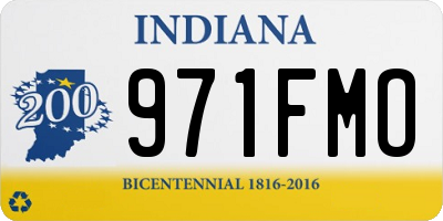 IN license plate 971FMO