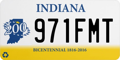 IN license plate 971FMT