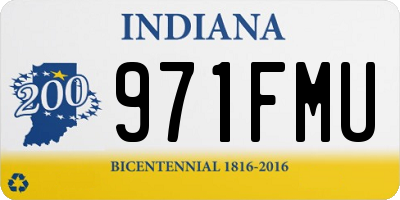 IN license plate 971FMU