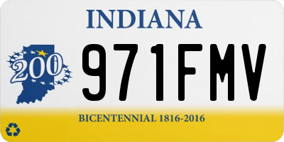 IN license plate 971FMV