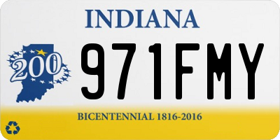 IN license plate 971FMY