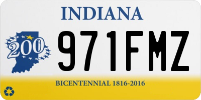 IN license plate 971FMZ