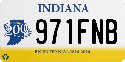 IN license plate 971FNB