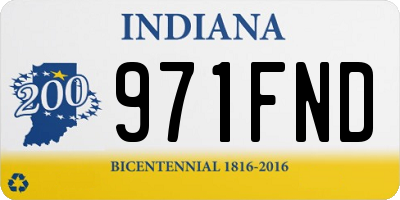 IN license plate 971FND