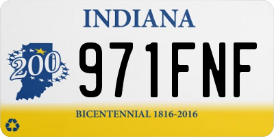 IN license plate 971FNF
