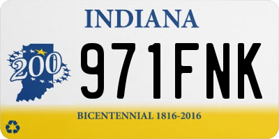 IN license plate 971FNK