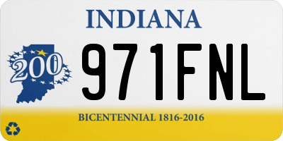 IN license plate 971FNL
